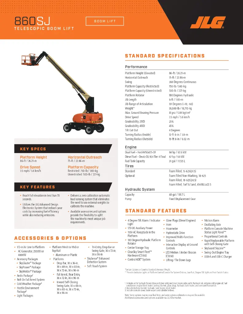 JLG 860SJ