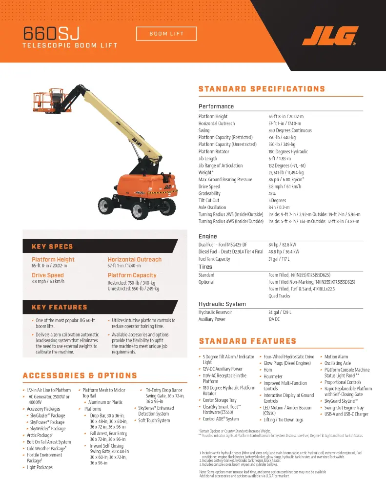 JLG 660SJ